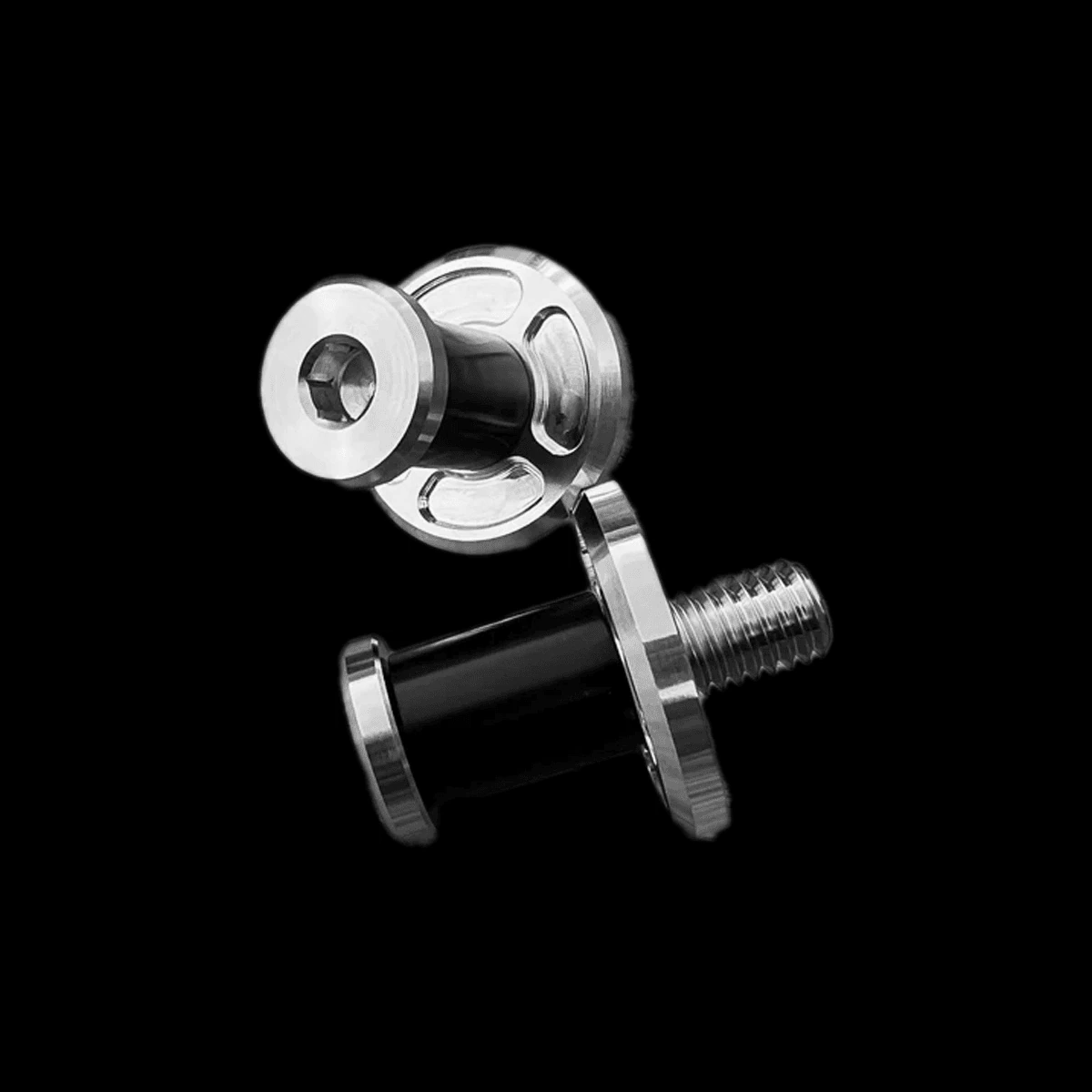 Billet door strikers for 1967-72 Ford truck, alternate angle