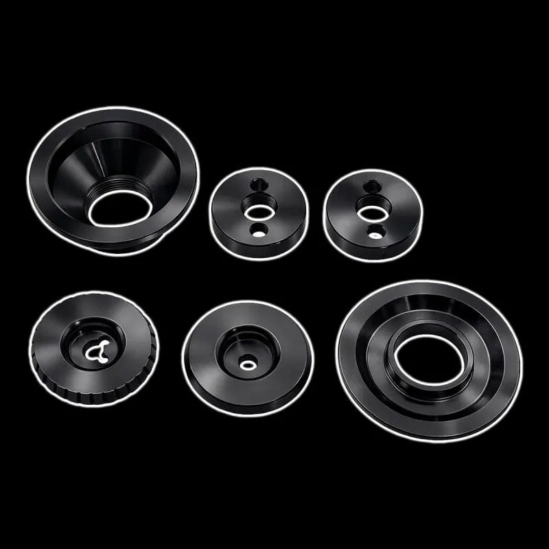 Dash knob bezels for 67-72 GMC Chevy truck, alternate angle