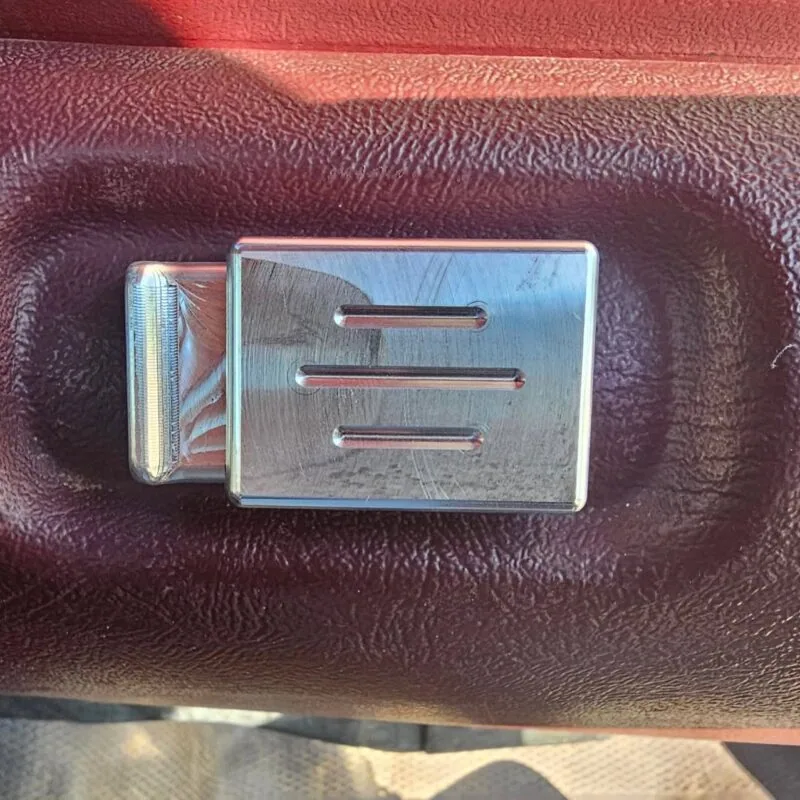 Billet Glove Box Button - 1996-2000 GMC Chevy OBS Truck - view 4