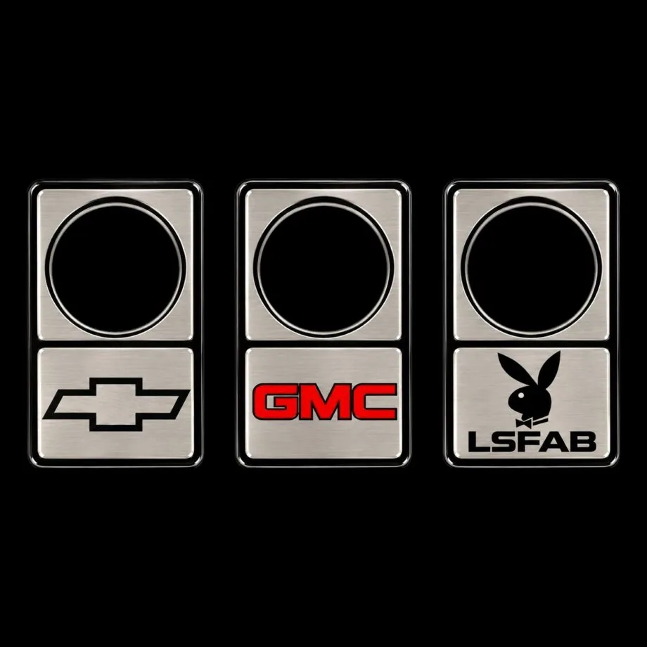 Door Lock Scratch Guards - Bowtie, General and Bunny Edition pairs on black