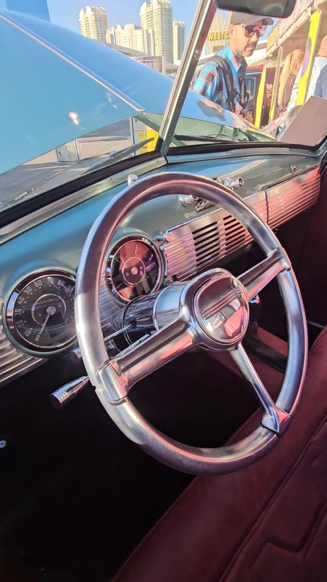 @kustombuiltcars @wizardsproducts @acmechopshop posted up @semashow sporting a bunch of our products! We love seeing what guys are doing to better the community! Students built this truck!!